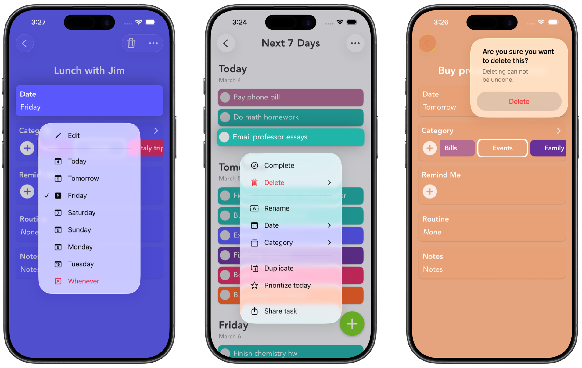 Refreshed quick actions menu